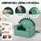 Costway Kids Sofa Foam Filled Armchair Dinosaur Cuddly Toddler Couch with Washable Cover